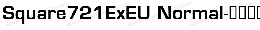 Square721ExEU Normal字体转换